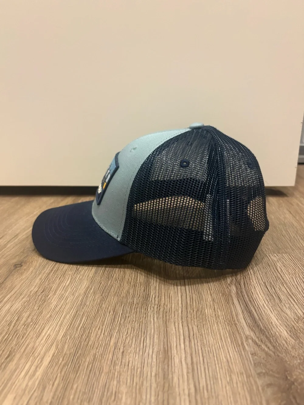Life is Good Two-Tone Blue Trucker Hat
